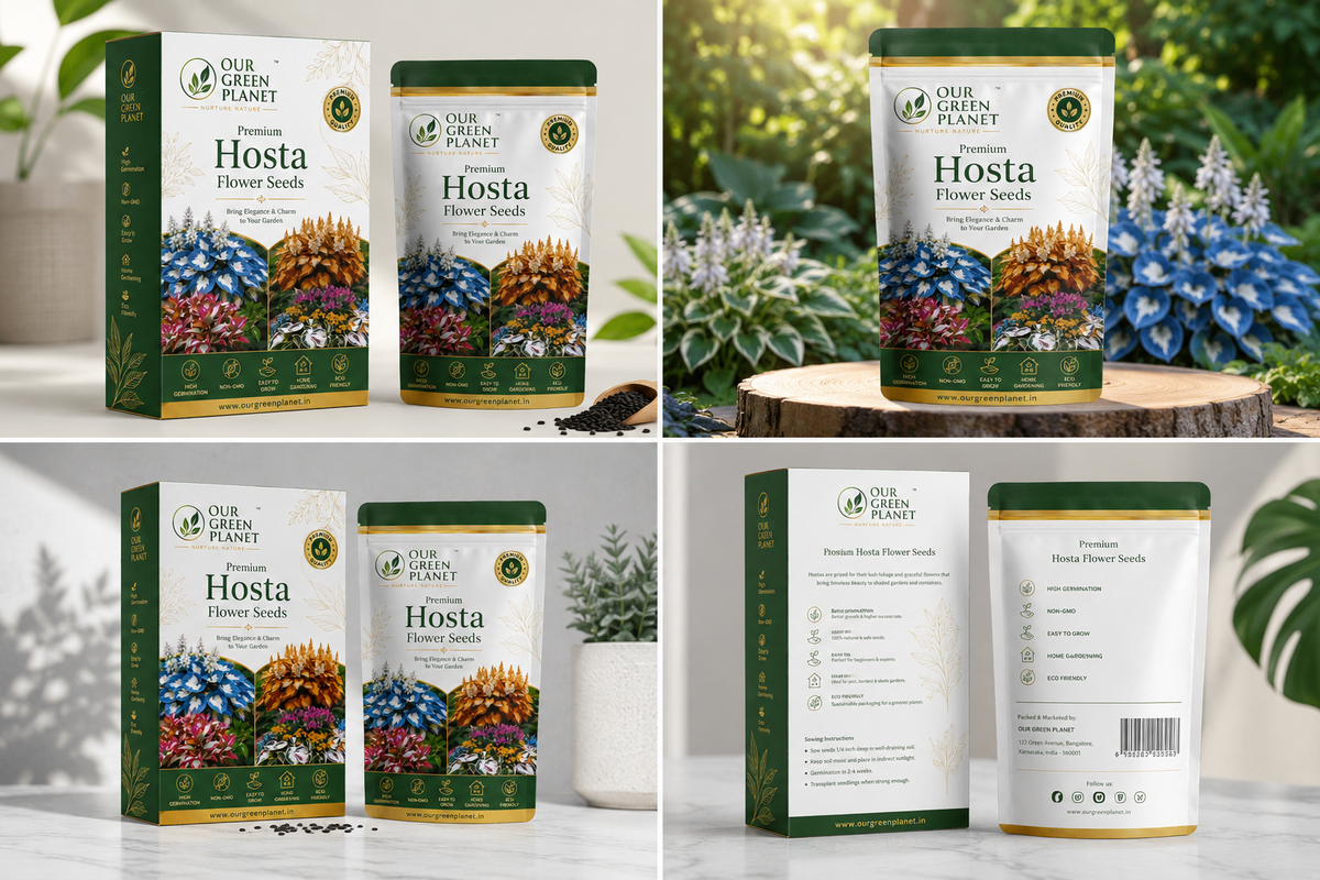 Hosta Seeds Imported (PACK OF TWO)